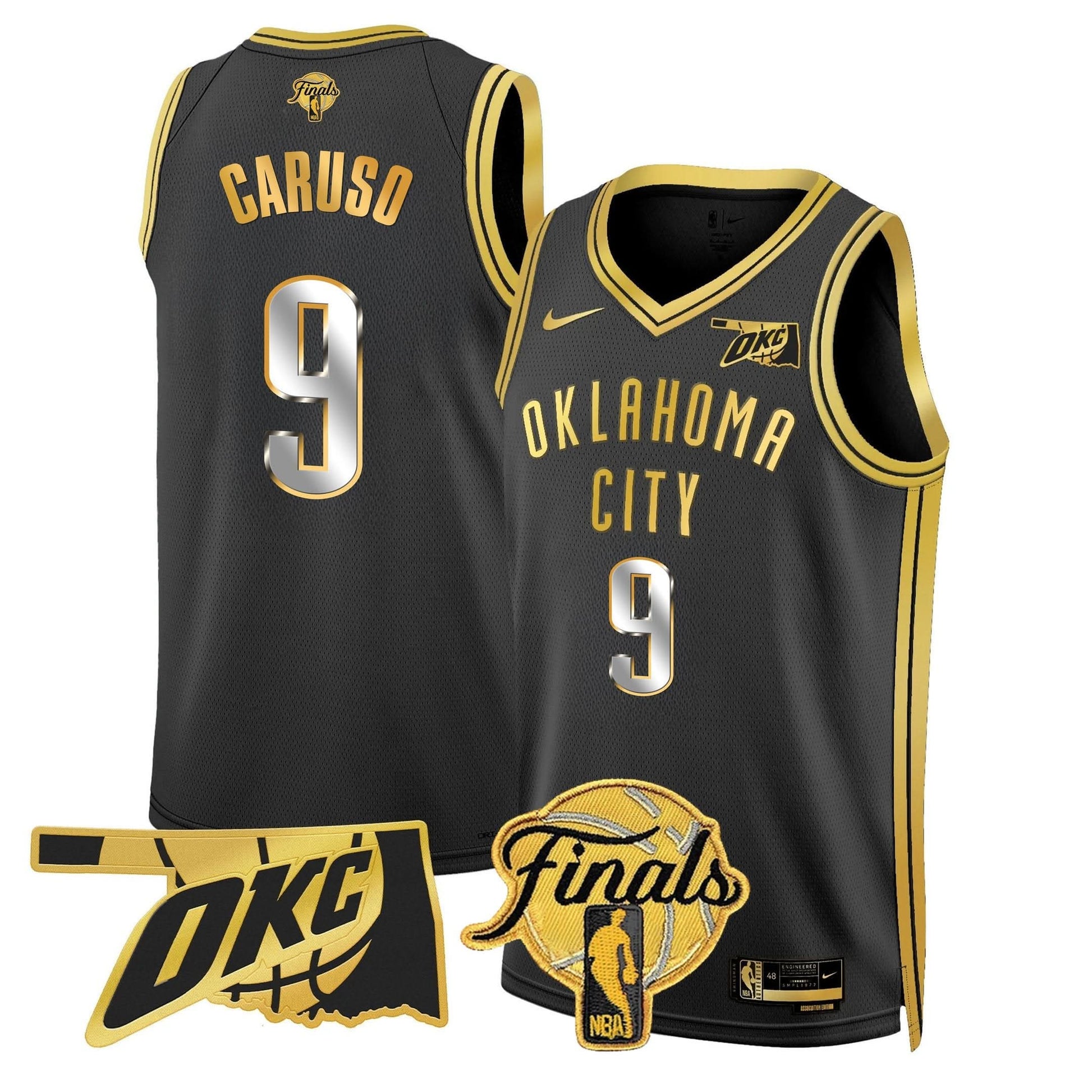Oklahoma City Thunder Jersey - Final Patch - All Stitched