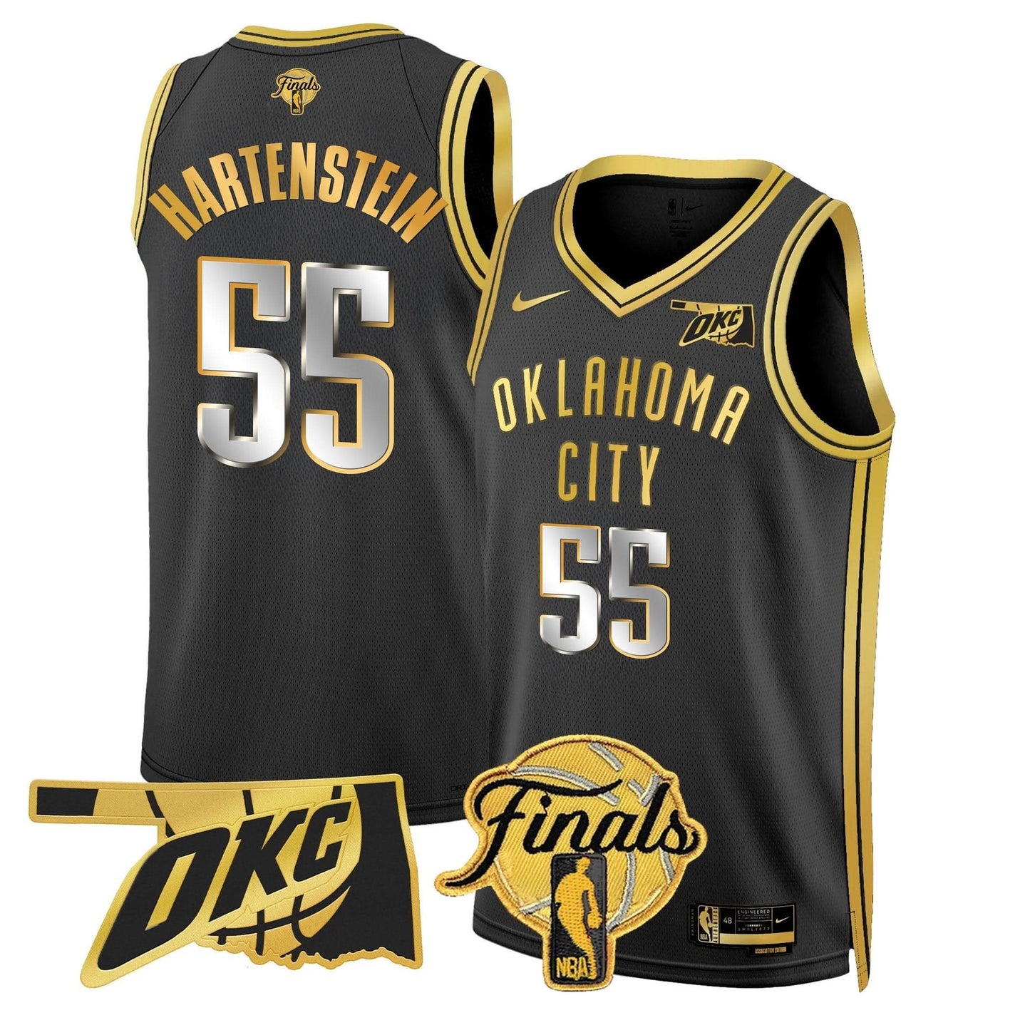 Oklahoma City Thunder Jersey - Final Patch - All Stitched