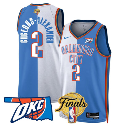 Oklahoma City Thunder Jersey - Final Patch - All Stitched