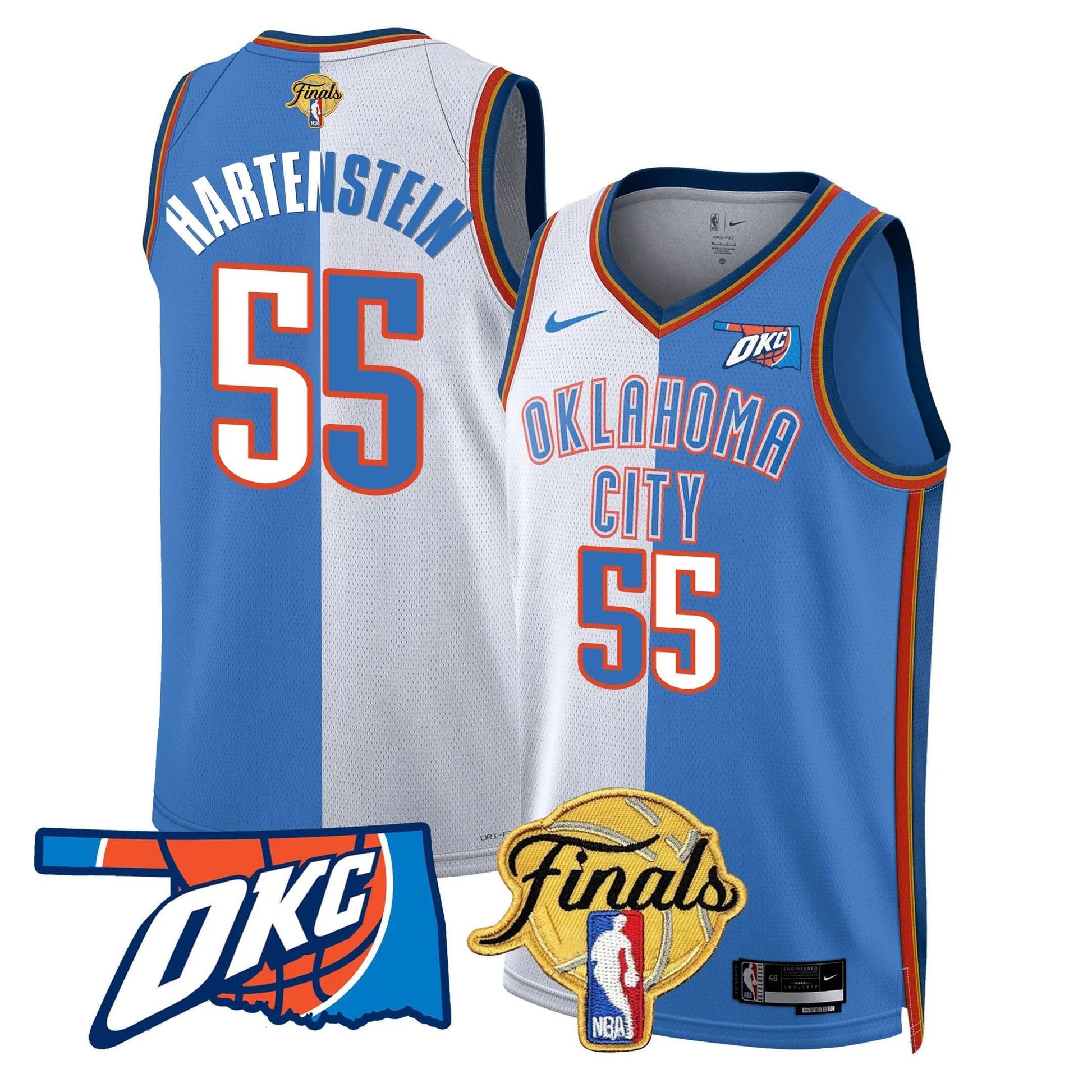 Oklahoma City Thunder Jersey - Final Patch - All Stitched