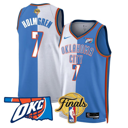 Oklahoma City Thunder Jersey - Final Patch - All Stitched