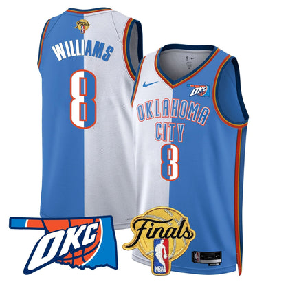 Oklahoma City Thunder Jersey - Final Patch - All Stitched