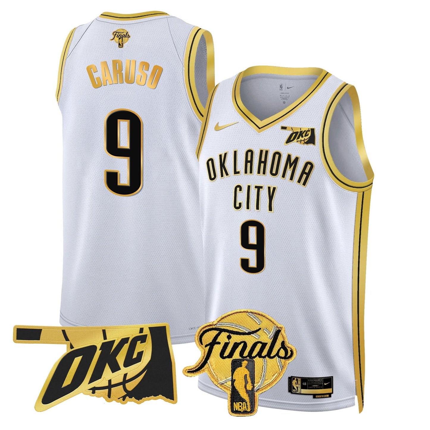 Oklahoma City Thunder Jersey - Final Patch - All Stitched