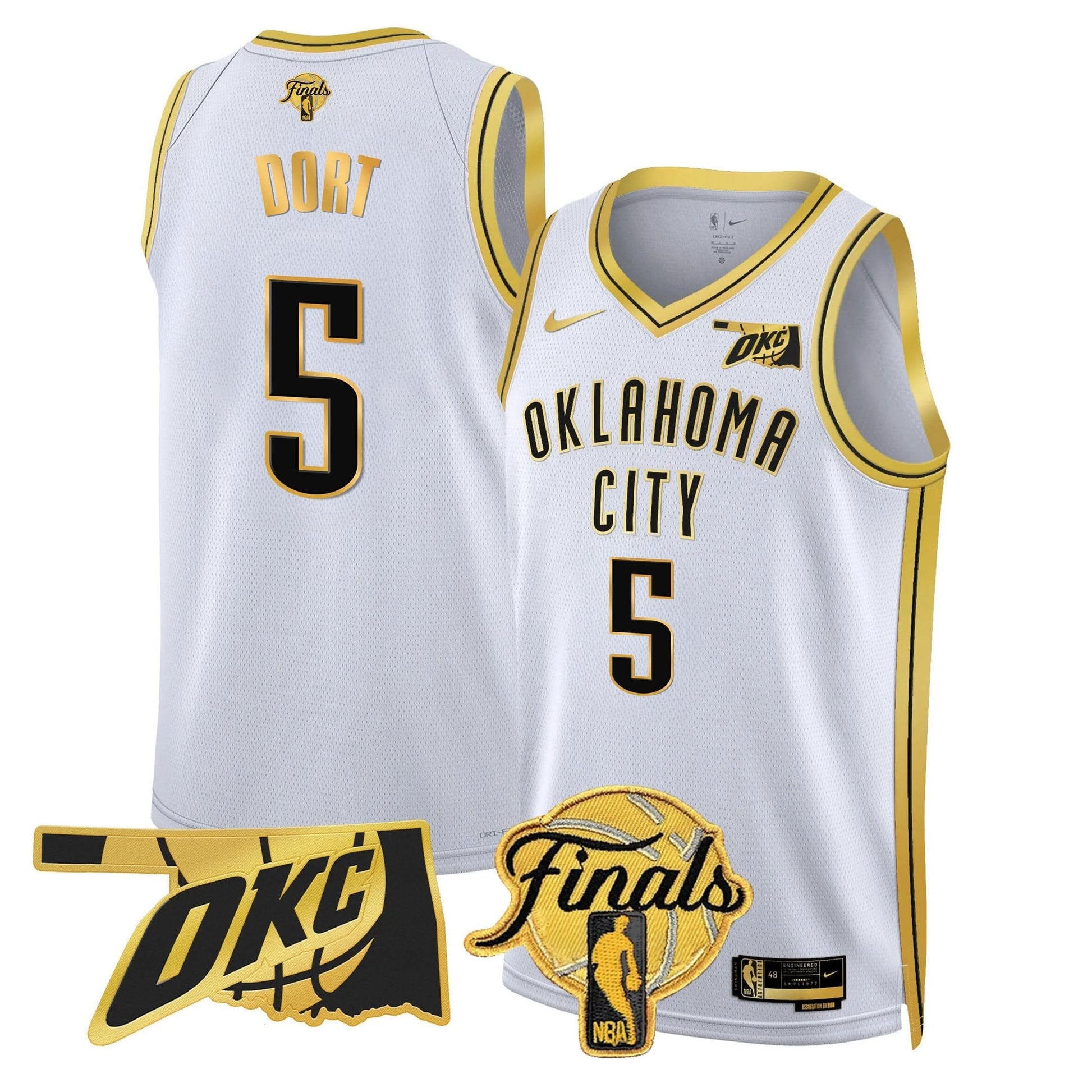 Oklahoma City Thunder Jersey - Final Patch - All Stitched