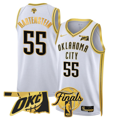 Oklahoma City Thunder Jersey - Final Patch - All Stitched