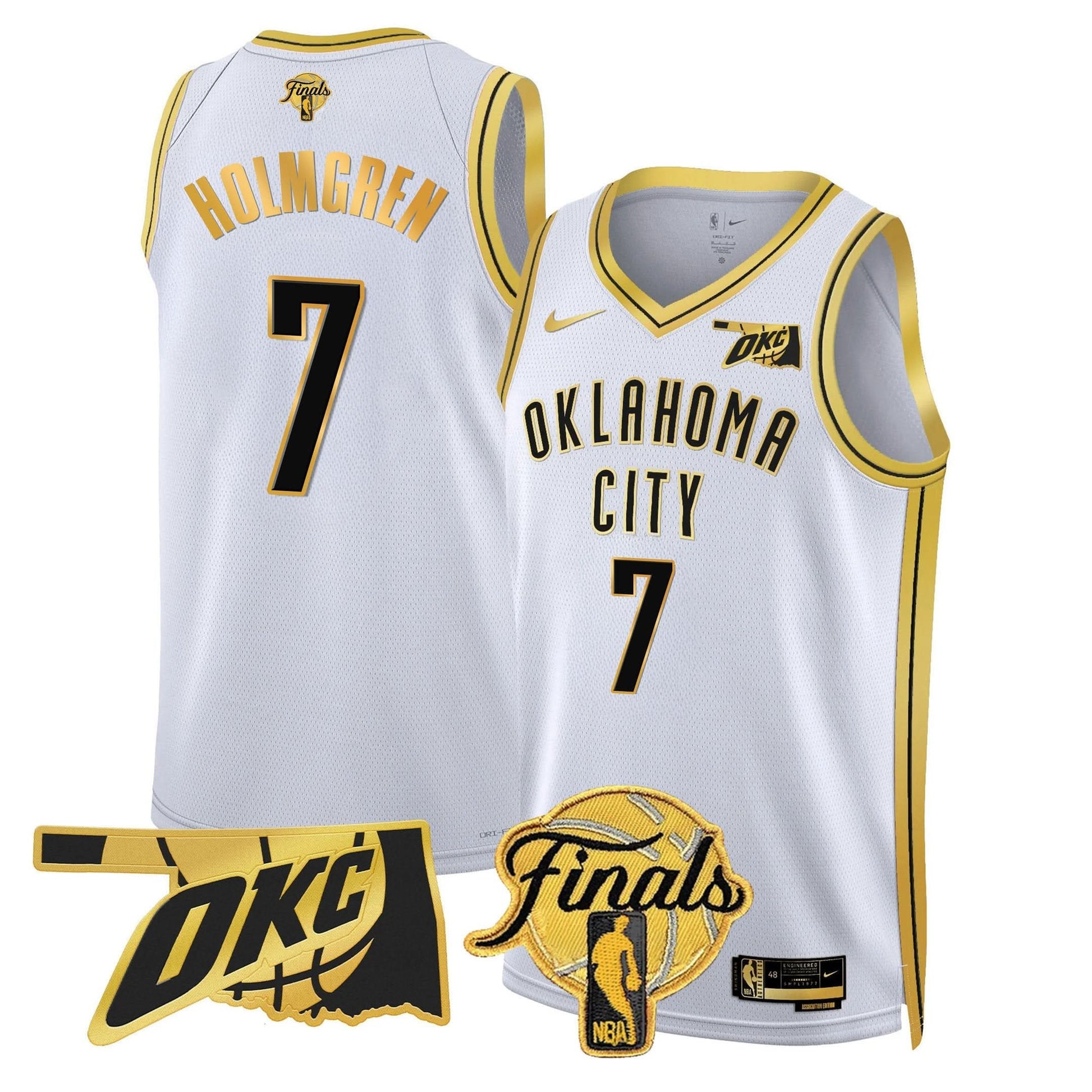 Oklahoma City Thunder Jersey - Final Patch - All Stitched