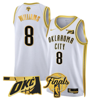 Oklahoma City Thunder Jersey - Final Patch - All Stitched