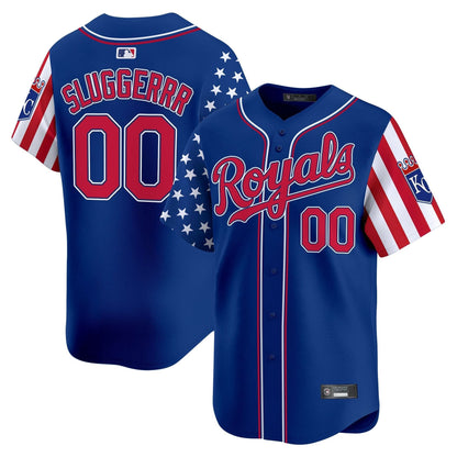 Kansas City Royals 2025 Independence Day Vapor Premier Limited Jersey - All Stitched