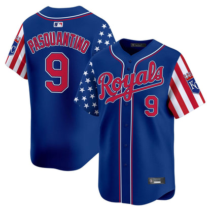 Kansas City Royals 2025 Independence Day Vapor Premier Limited Jersey - All Stitched