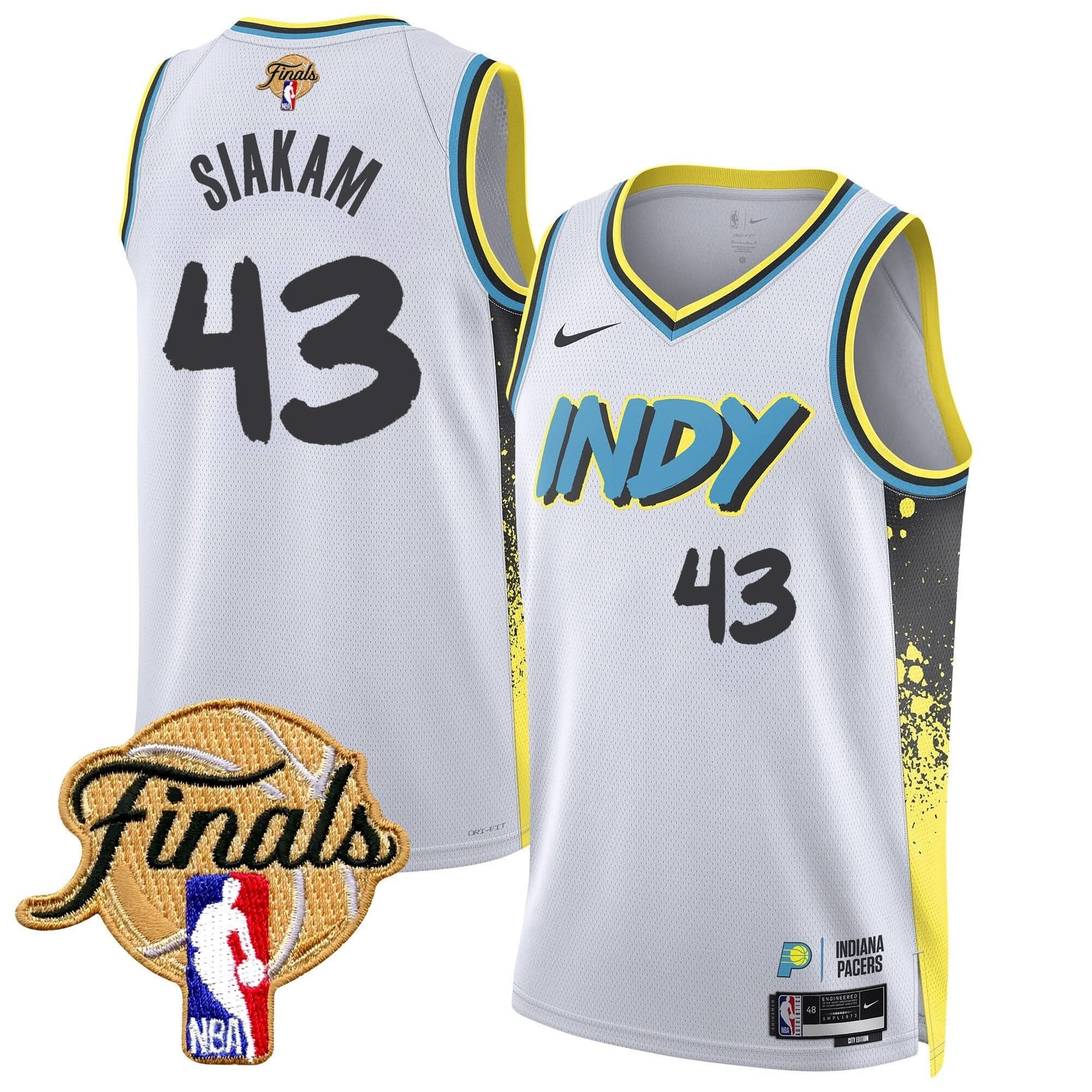 Indiana Pacers 2025 Finals Swingman Jersey - All Stitched