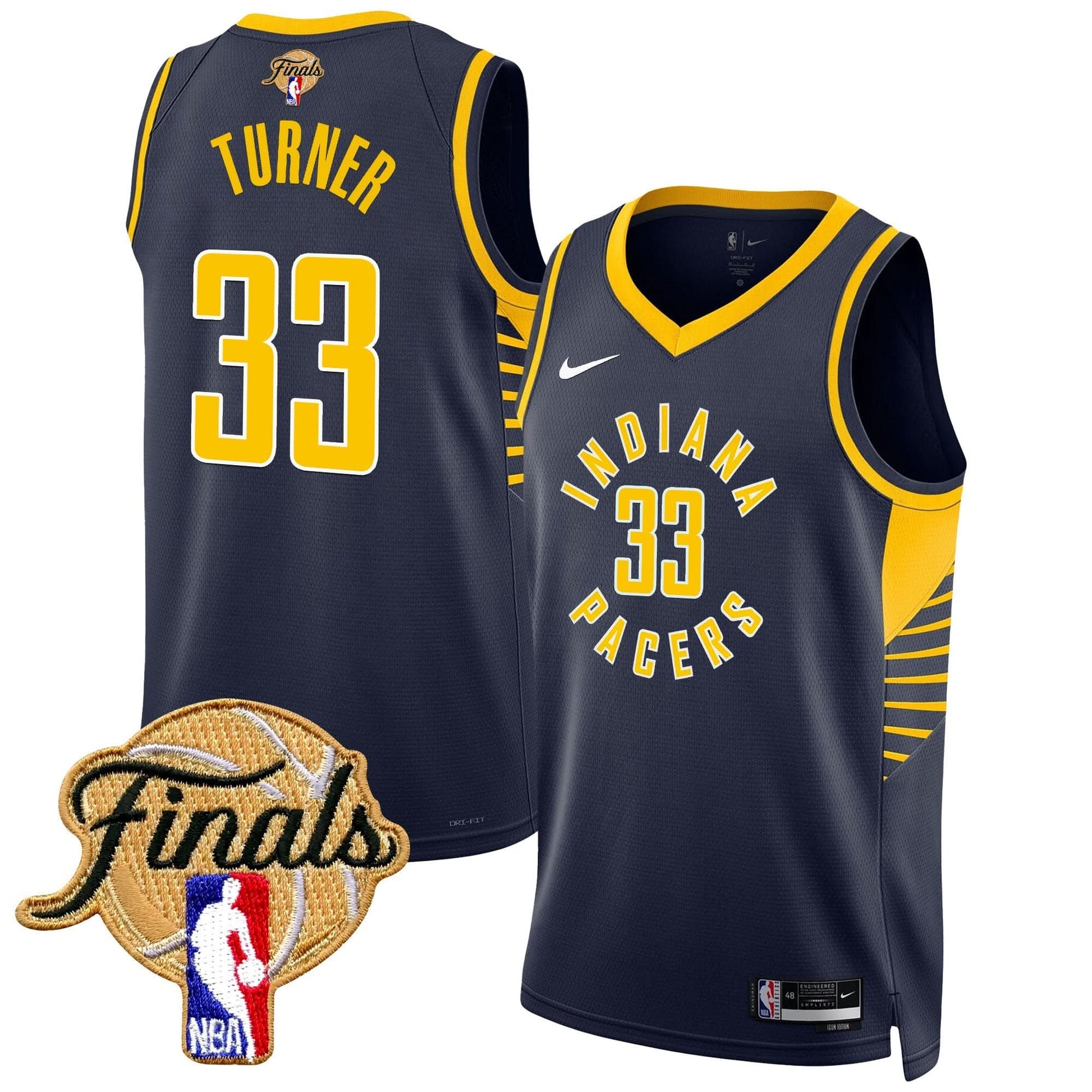 Indiana Pacers 2025 Finals Swingman Jersey - All Stitched