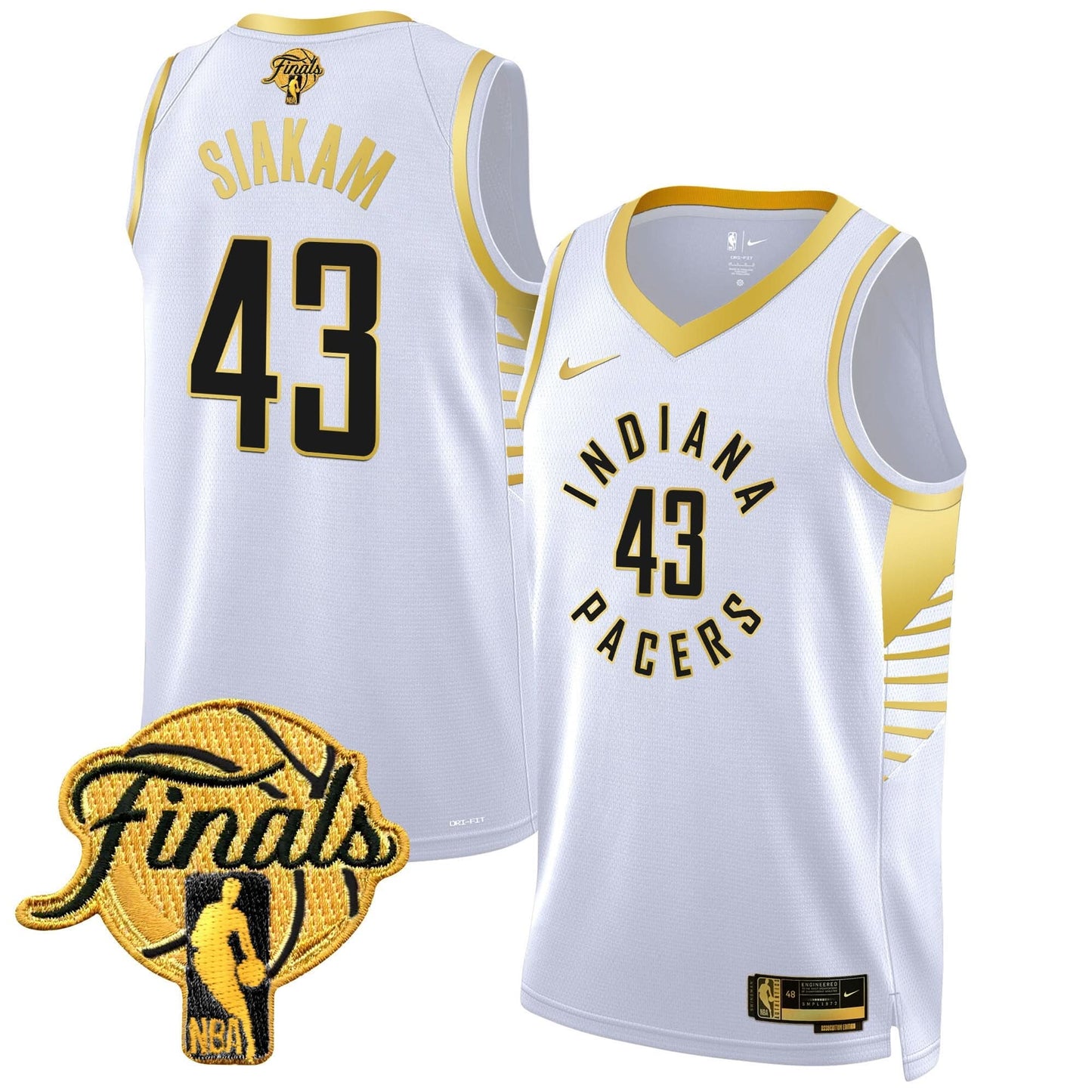 Indiana Pacers 2025 Finals Swingman Jersey - All Stitched