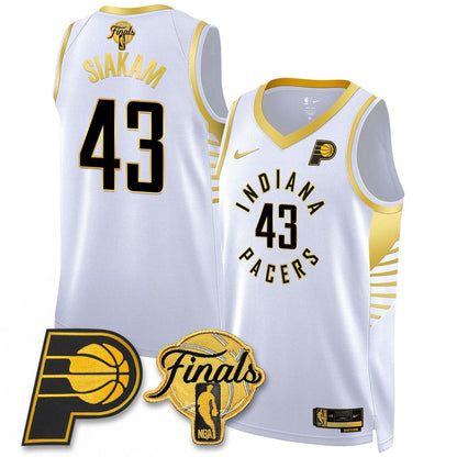 Indiana Pacers Swingman Jersey Final Patch - All Stitched