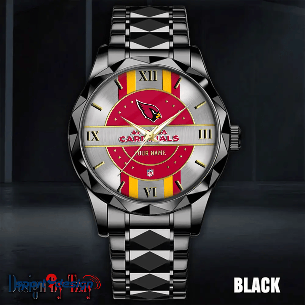Arizona Cardinals Business Watch For Men Automatic Mechanical Stainless Steel Band 2025