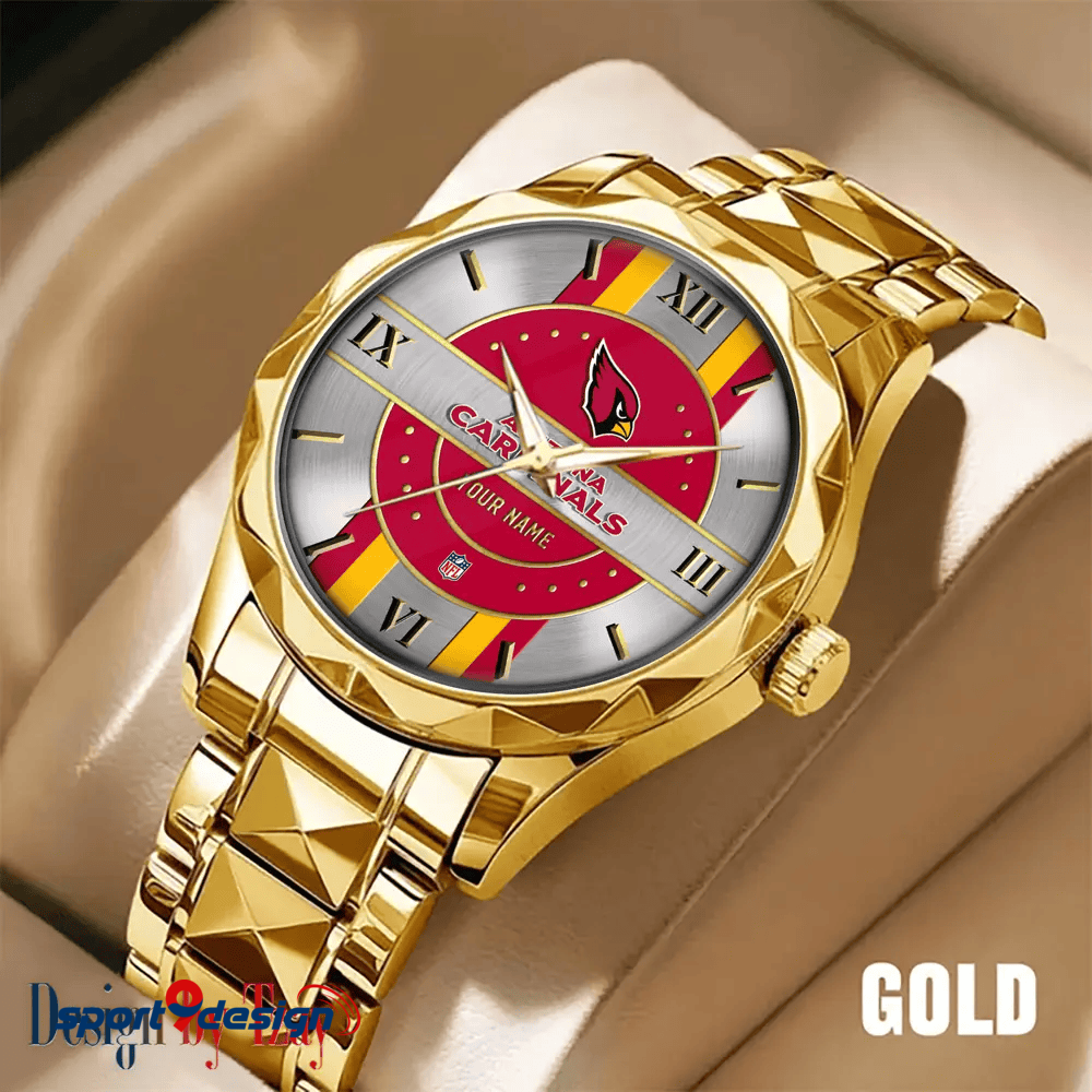 Arizona Cardinals Business Watch For Men Automatic Mechanical Stainless Steel Band 2025