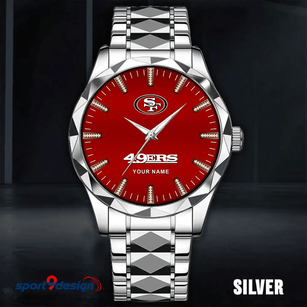 San Francisco 49ers Luxury Diamond Men Watch Trending 2025 sptdmws47