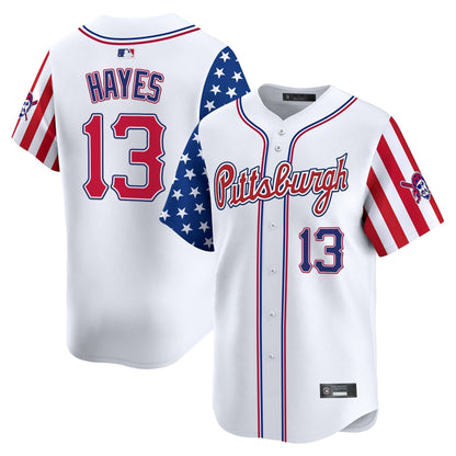 Pittsburgh Pirates 2025 Independence Day Vapor Premier Limited Jersey - All Stitched