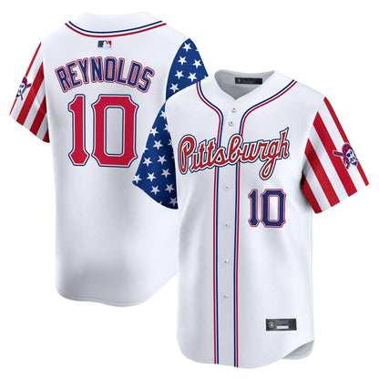 Pittsburgh Pirates 2025 Independence Day Vapor Premier Limited Jersey - All Stitched