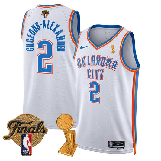 OKC Thunder 24/25 Jersey - Trophy + Final Patch -  All Stitched