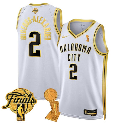 OKC Thunder 24/25 Jersey - Trophy + Final Patch -  All Stitched