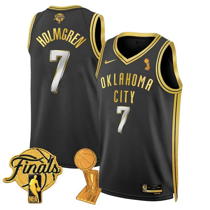 OKC Thunder 24/25 Jersey - Trophy + Final Patch -  All Stitched