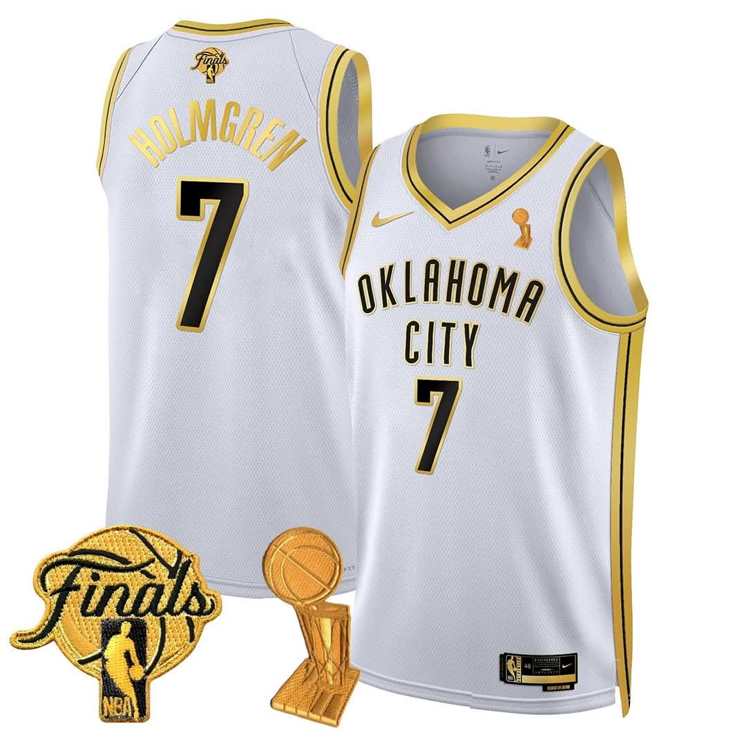 OKC Thunder 24/25 Jersey - Trophy + Final Patch -  All Stitched