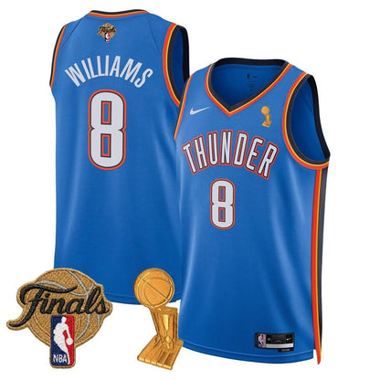 OKC Thunder 24/25 Jersey - Trophy + Final Patch -  All Stitched