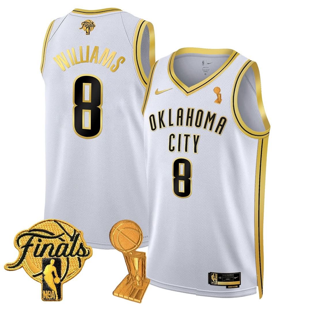 OKC Thunder 24/25 Jersey - Trophy + Final Patch -  All Stitched
