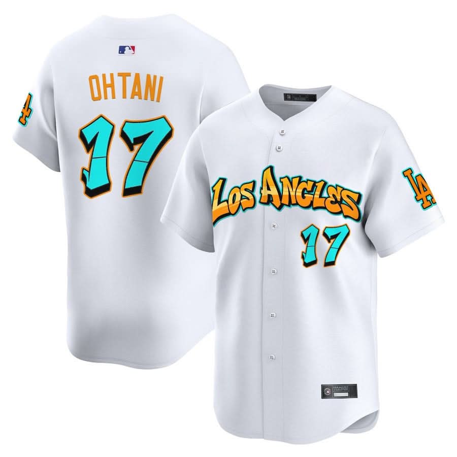 Los Angeles Dodgers 'Graffiti Street Style Edition' Vapor Premier Limited Jersey - All Stitched