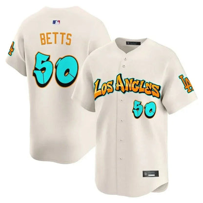 Los Angeles Dodgers 'Graffiti Street Style Edition' Vapor Premier Limited Jersey - All Stitched