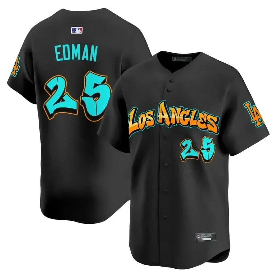 Los Angeles Dodgers 'Graffiti Street Style Edition' Vapor Premier Limited Jersey - All Stitched