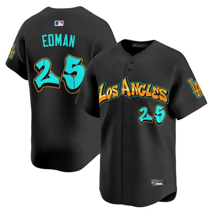 Los Angeles Dodgers 'Graffiti Street Style Edition' Vapor Premier Limited Jersey - All Stitched