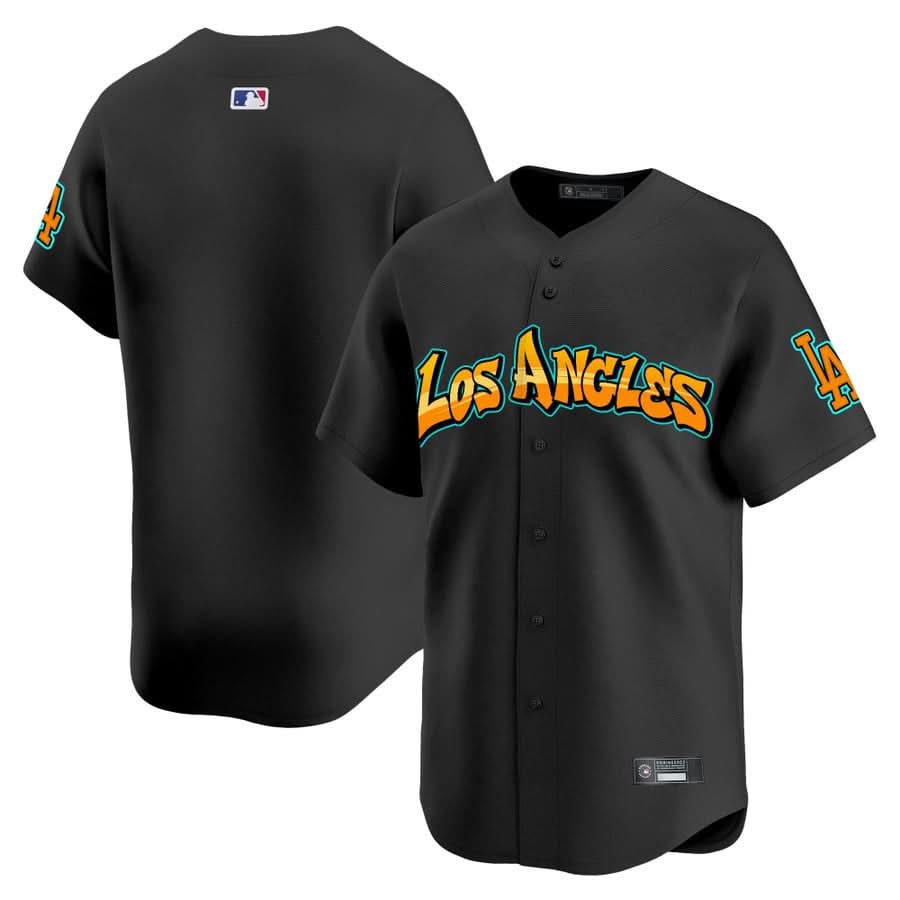 Los Angeles Dodgers 'Graffiti Street Style Edition' Vapor Premier Limited Jersey - All Stitched