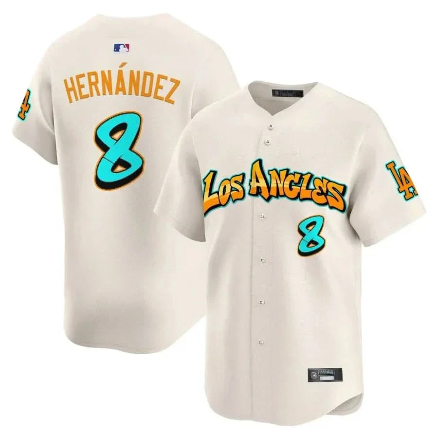 Los Angeles Dodgers 'Graffiti Street Style Edition' Vapor Premier Limited Jersey - All Stitched
