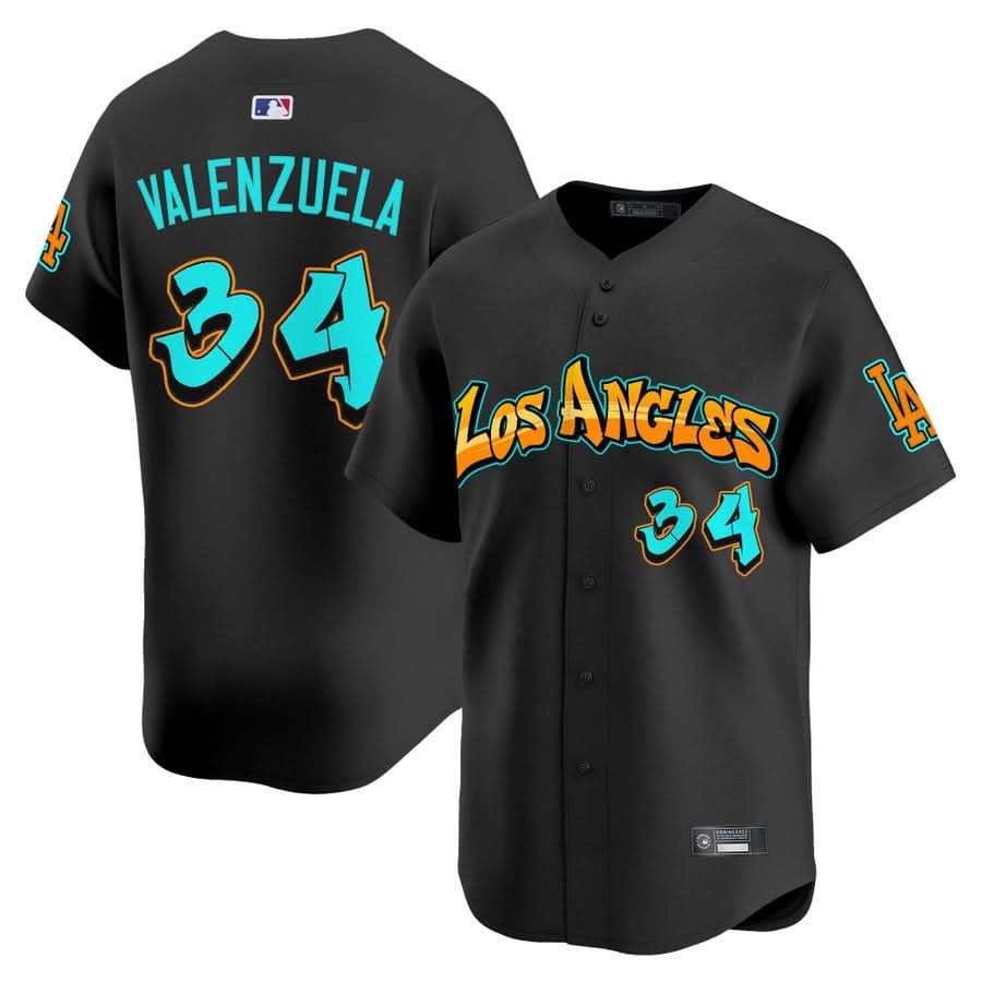 Los Angeles Dodgers 'Graffiti Street Style Edition' Vapor Premier Limited Jersey - All Stitched