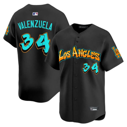 Los Angeles Dodgers 'Graffiti Street Style Edition' Vapor Premier Limited Jersey - All Stitched