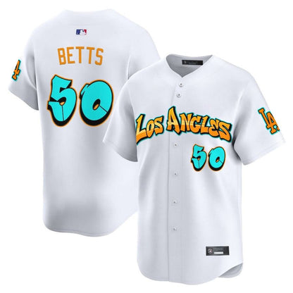 Los Angeles Dodgers 'Graffiti Street Style Edition' Vapor Premier Limited Jersey - All Stitched