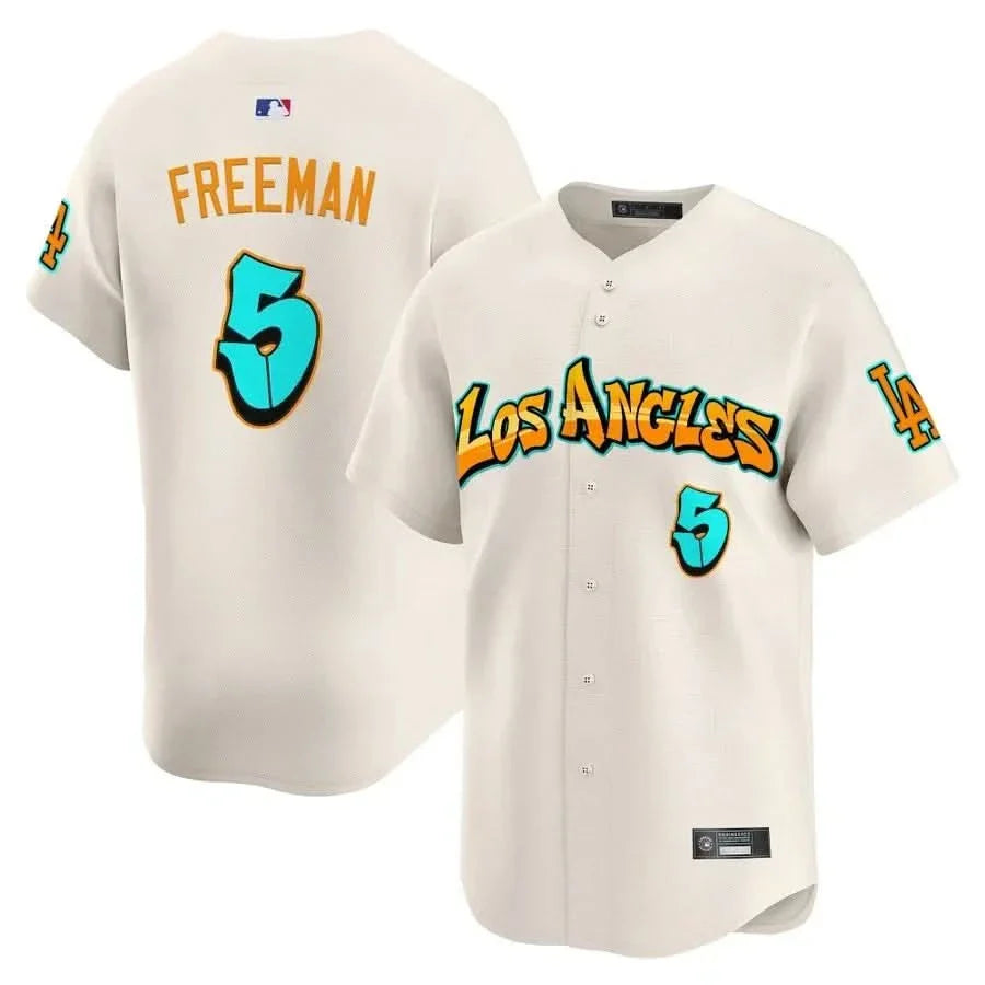 Los Angeles Dodgers 'Graffiti Street Style Edition' Vapor Premier Limited Jersey - All Stitched