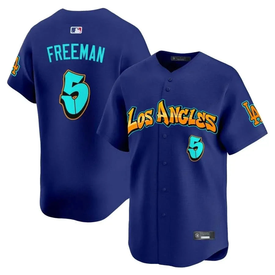 Los Angeles Dodgers 'Graffiti Street Style Edition' Vapor Premier Limited Jersey - All Stitched