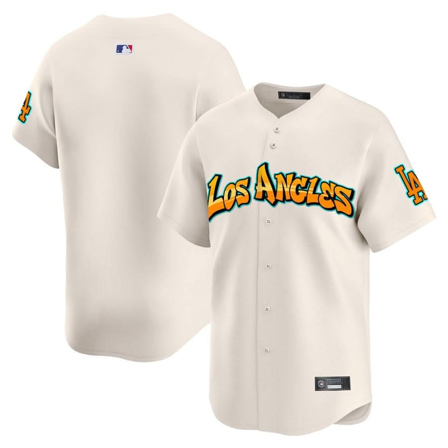 Los Angeles Dodgers 'Graffiti Street Style Edition' Vapor Premier Limited Jersey - All Stitched