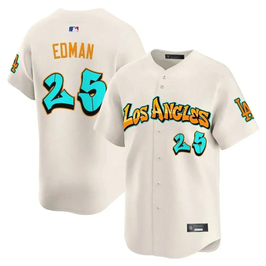 Los Angeles Dodgers 'Graffiti Street Style Edition' Vapor Premier Limited Jersey - All Stitched