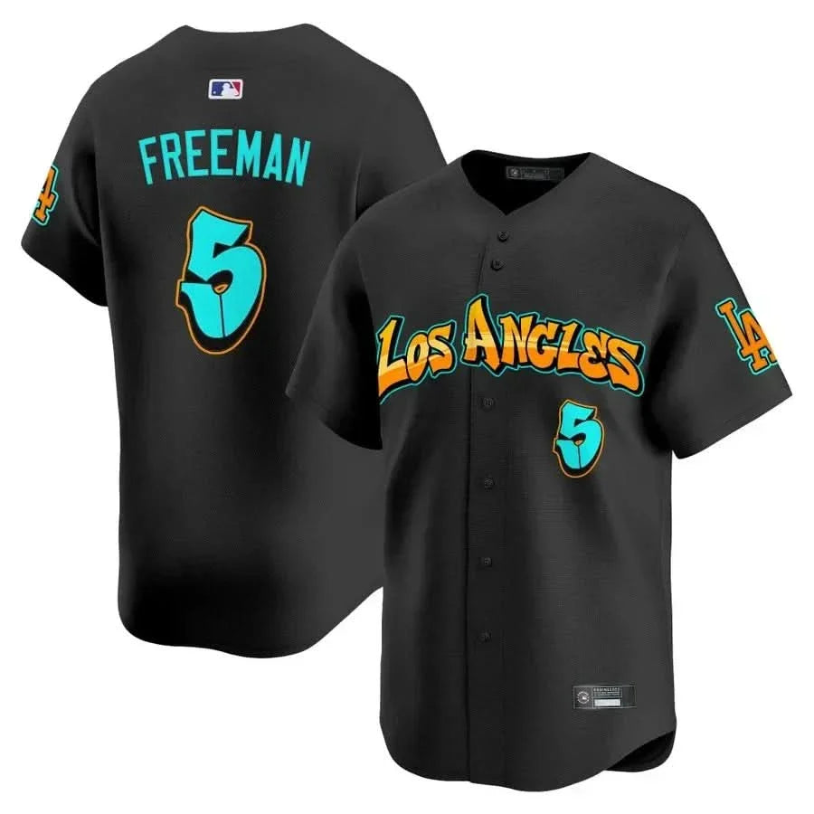Los Angeles Dodgers 'Graffiti Street Style Edition' Vapor Premier Limited Jersey - All Stitched