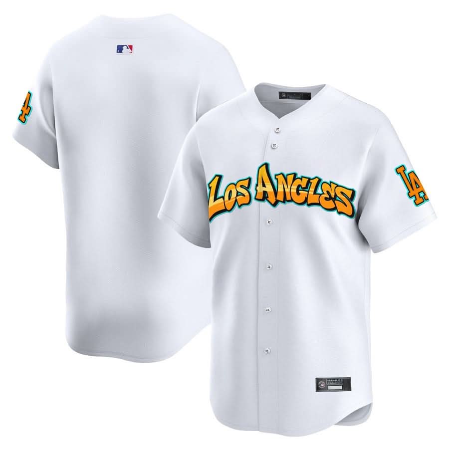 Los Angeles Dodgers 'Graffiti Street Style Edition' Vapor Premier Limited Jersey - All Stitched