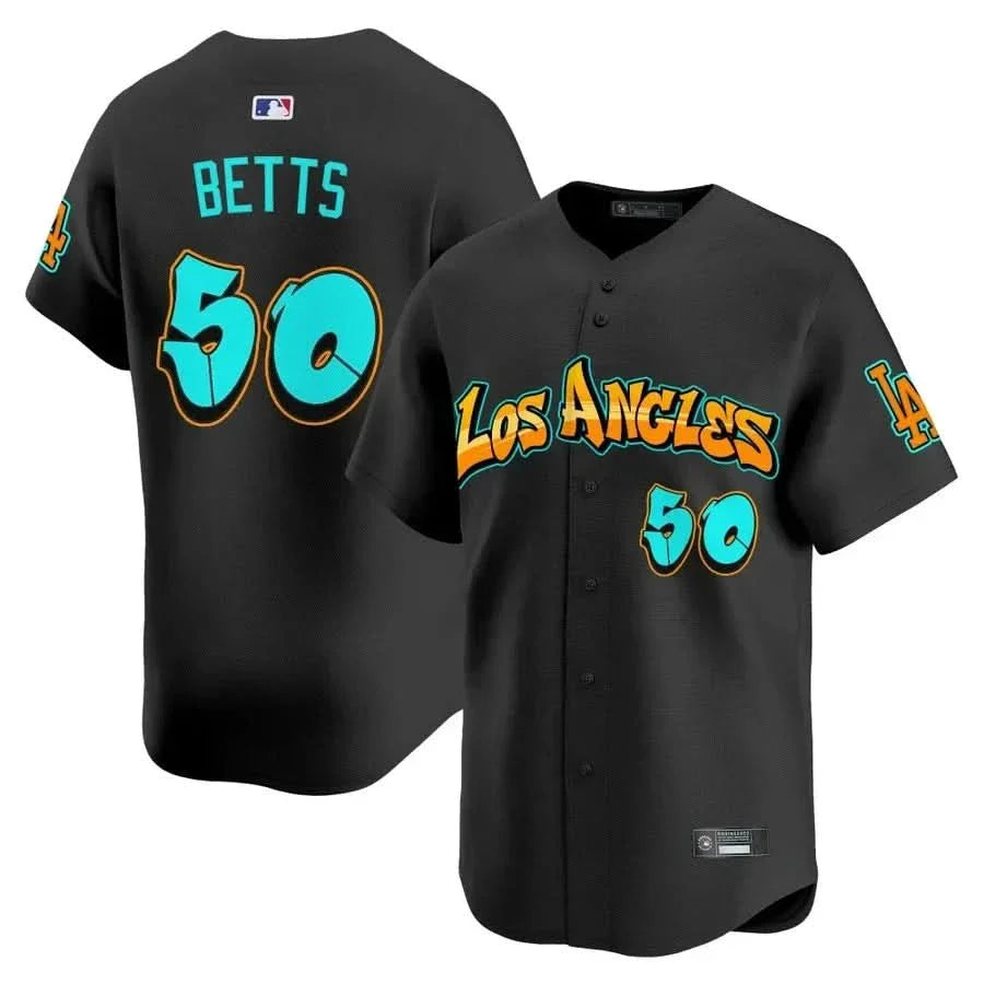 Los Angeles Dodgers 'Graffiti Street Style Edition' Vapor Premier Limited Jersey - All Stitched