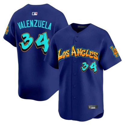 Los Angeles Dodgers 'Graffiti Street Style Edition' Vapor Premier Limited Jersey - All Stitched