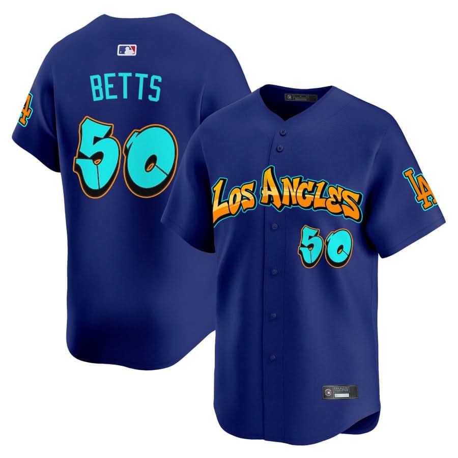 Los Angeles Dodgers 'Graffiti Street Style Edition' Vapor Premier Limited Jersey - All Stitched