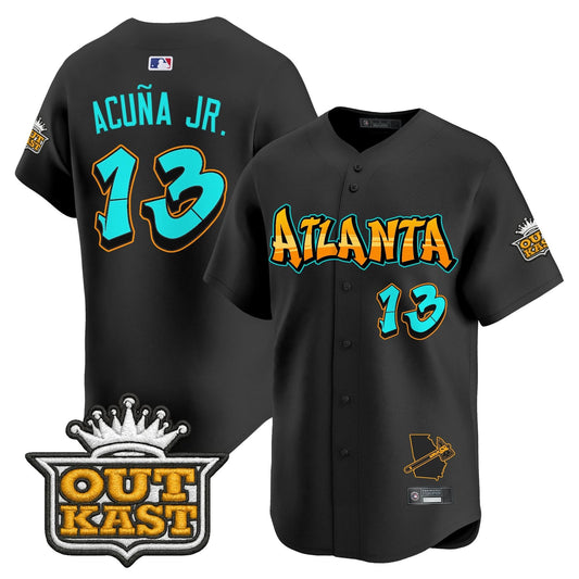Atlanta Braves 'Graffiti A-Town Edition' Vapor Premier Limited Jersey - All Stitched