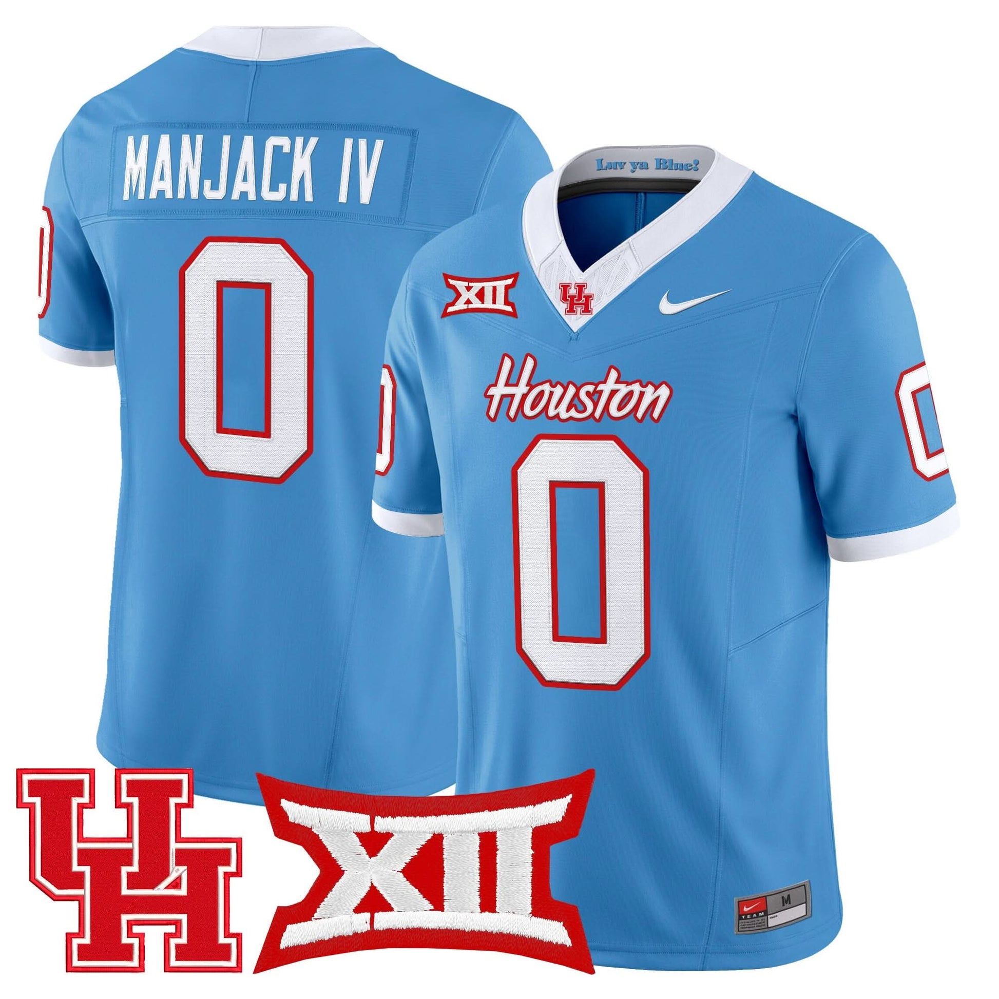 Houston Cougars 2025 Vapor Limited Jersey - All Stitched