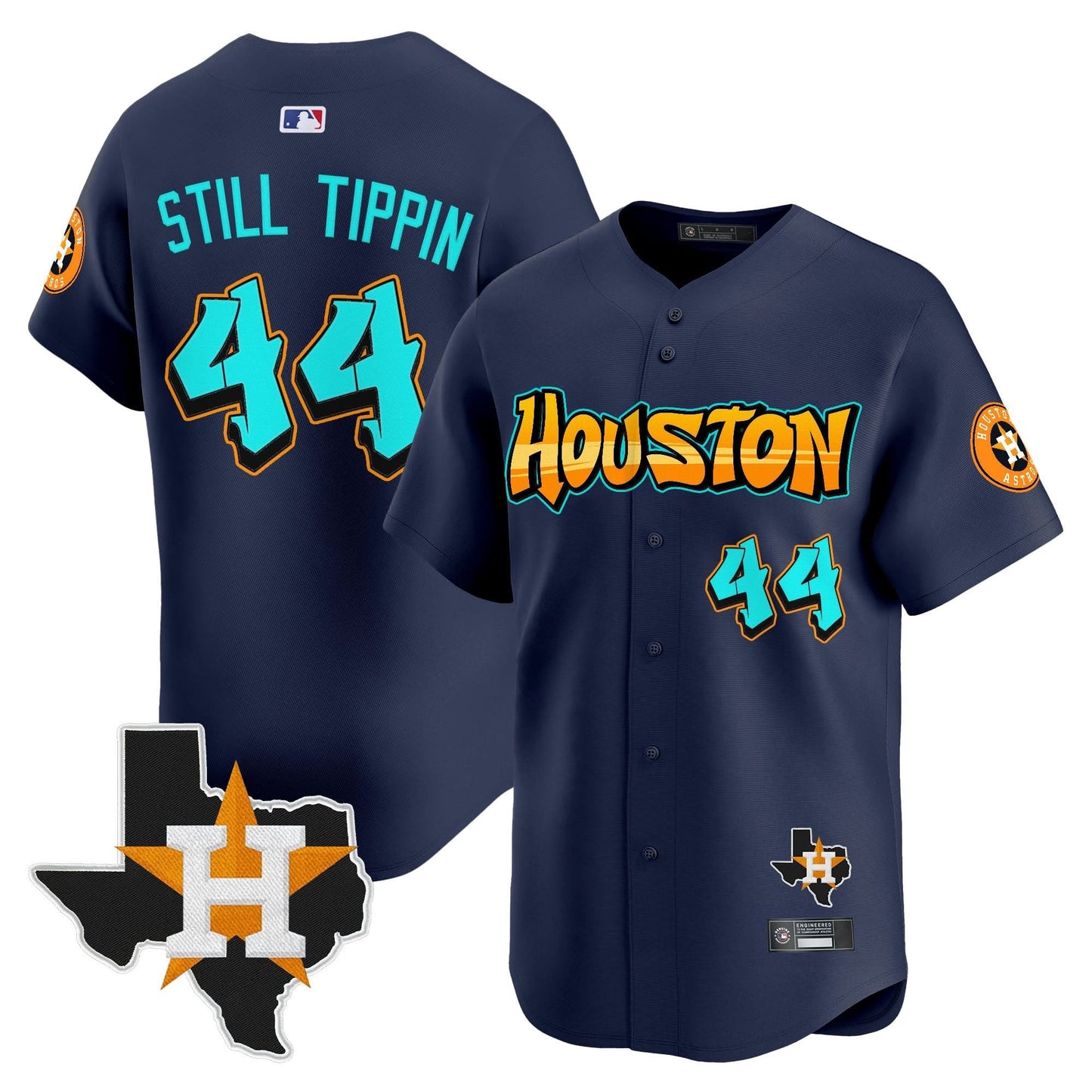 Houston Astros 'Graffiti H-Town Edition' Vapor Premier Limited Jersey - All Stitched