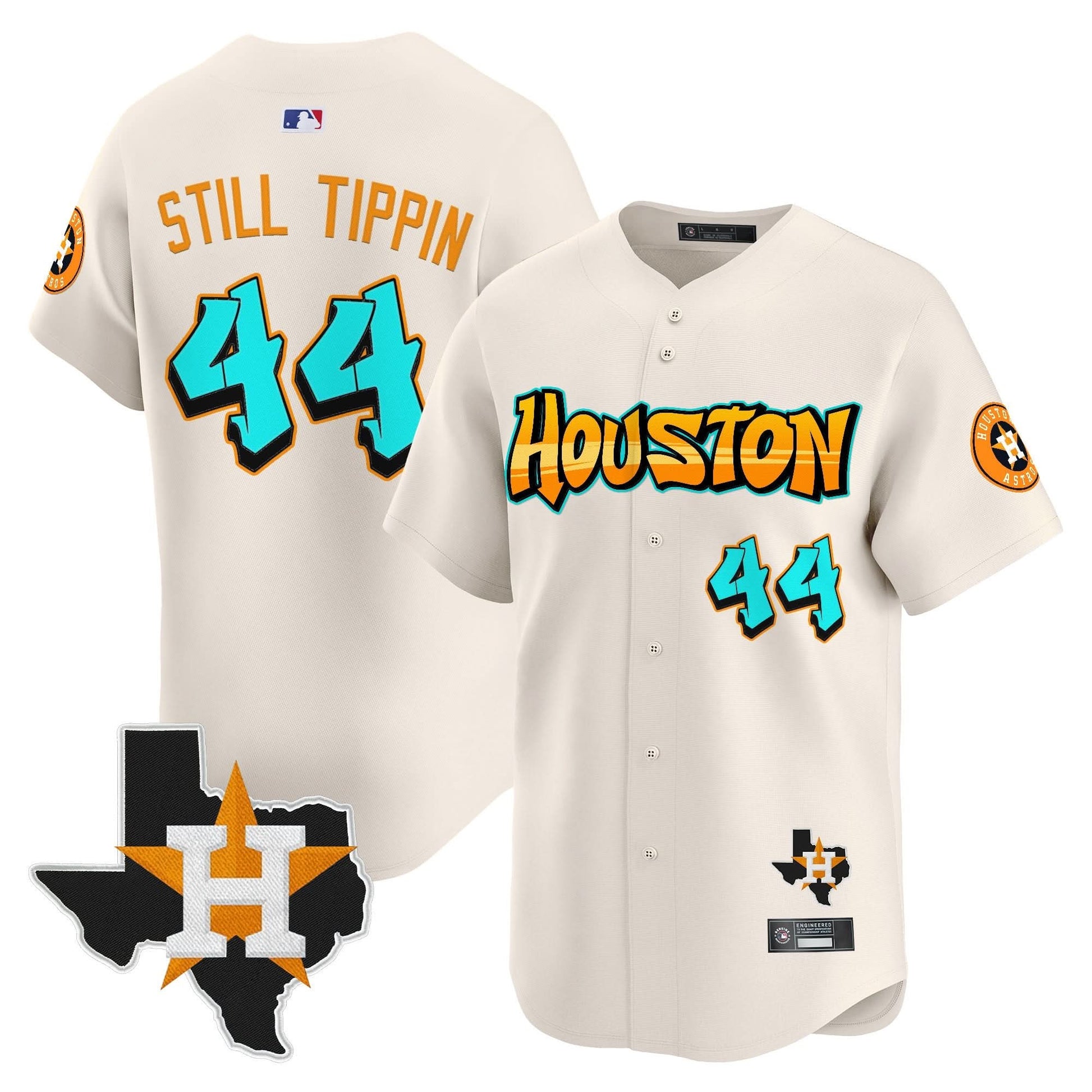 Houston Astros 'Graffiti H-Town Edition' Vapor Premier Limited Jersey - All Stitched